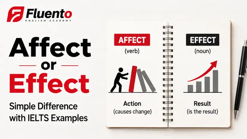 Affect or Effect: Simple Difference with IELTS Examples article image