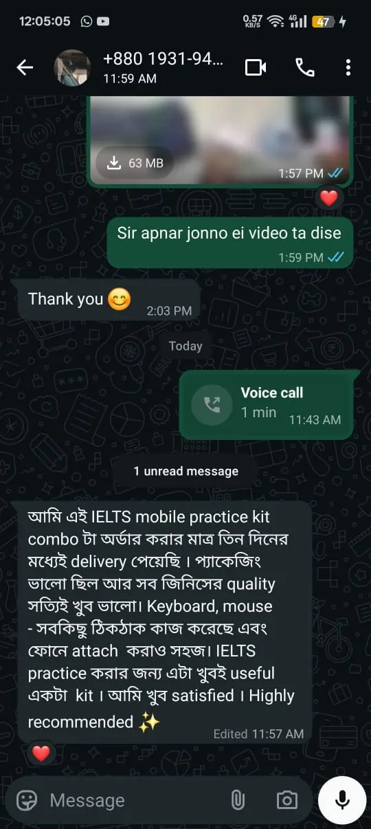 Customer Testimonial