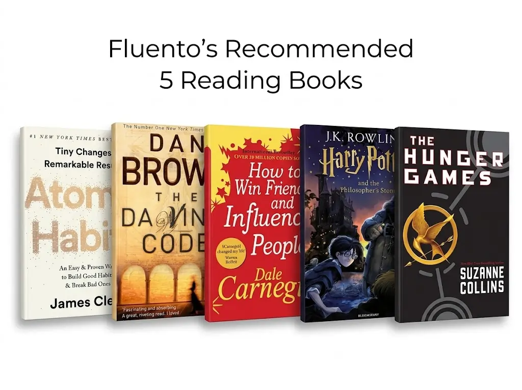 Fluento প্রস্তাবিত ৫টি রিডিং বই (কম্বো সেট)