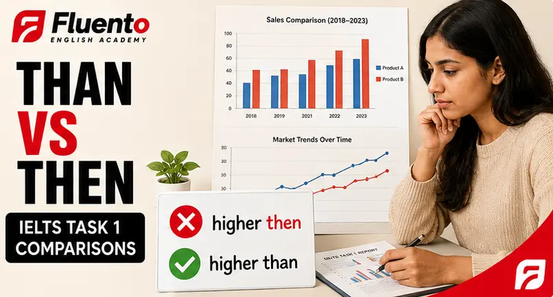 Than vs Then in IELTS Writing Task 1 Comparisons article image